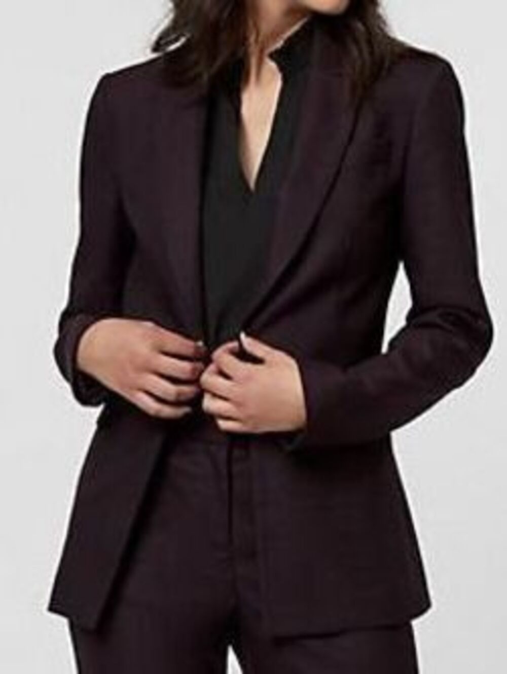 Le Chateau Red Black Blazer - Size Medium